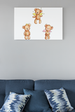 Three Little Bears Canvas