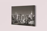 Night Time Skyline Canvas