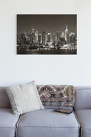 Night Time Skyline Canvas