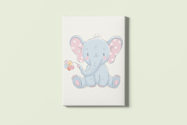 Baby Elephant Canvas