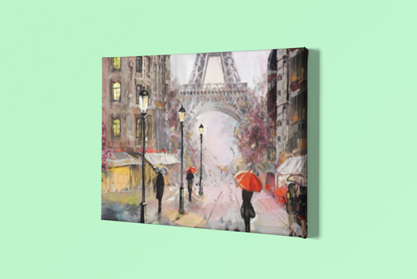 A Walk In Paris Canvas