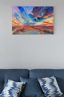 Marble Sunset Canvas