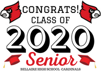 Bellaire High School Yard Sign-Single-  Style 1