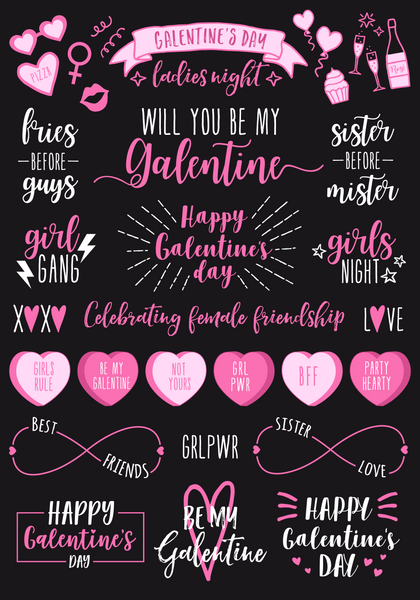 Galentines Poster