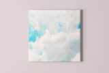 Pastel Clouds Square Canvas