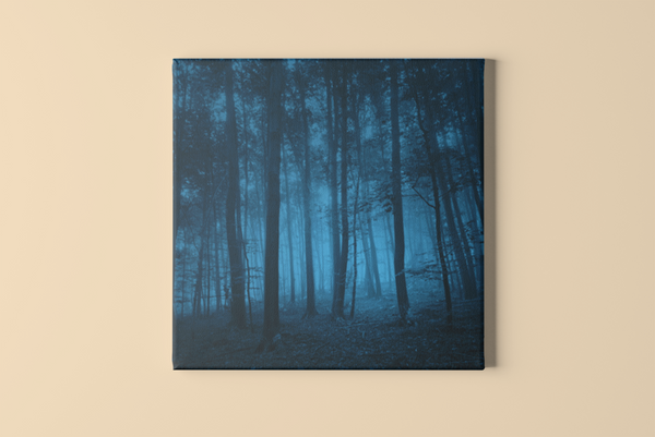 Blue Forest Square Canvas
