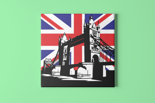 London Bridge Square Canvas