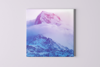 Mistic Mountain Square Canvas