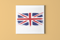 England Flag Square Canvas